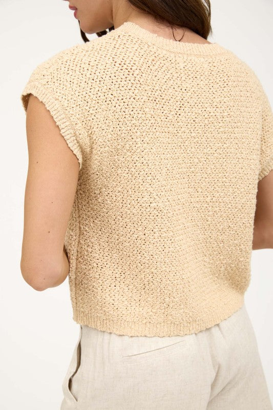 DT 1882 - Knit Crew Neck Pullover