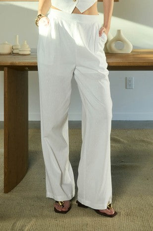 P 748 - High Waist Pleated Pants