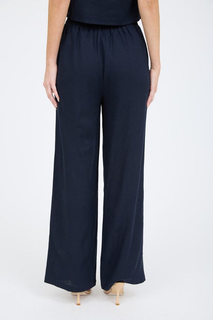 P 748 - High Waist Pleated Pants
