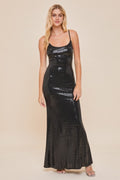 LD 611 - Sequin Long Dress
