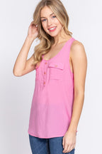 CT 2673 - Sleeveless Scoop Neck Top