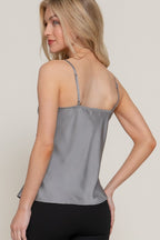 DT 1828 - V Neck Satin Cami