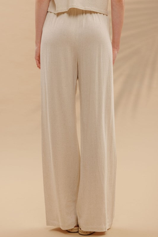 SET 059 - Wide Leg Pleated Pants