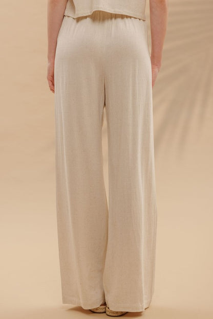 SET 059 - Wide Leg Pleated Pants
