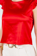 DT 1671 - Stretchy Satin Blouse