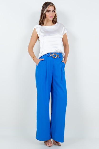 DT 1671 - Stretchy Satin Blouse