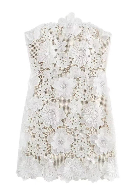 DD 1403 - Lace Floral Dress