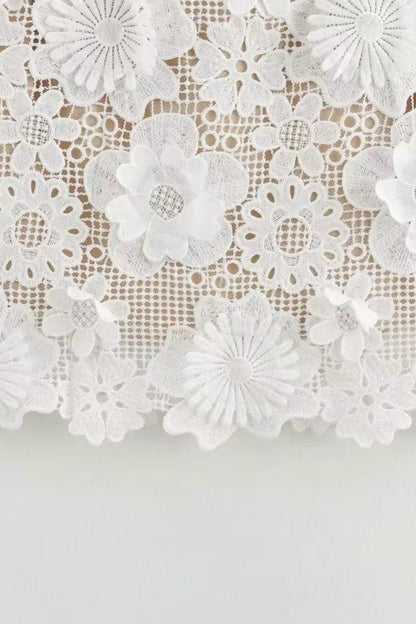DD 1403 - Lace Floral Dress