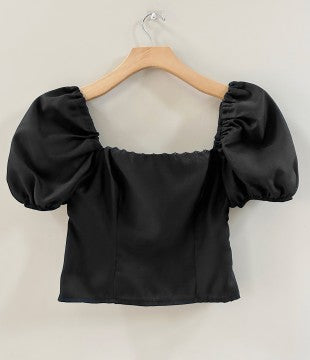 DT 1930 - Balloon Sleeve Fitted Blouse