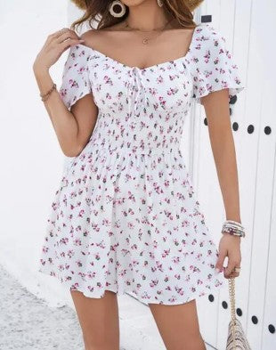 CD 3733 - Off Shoulder Floral Dress