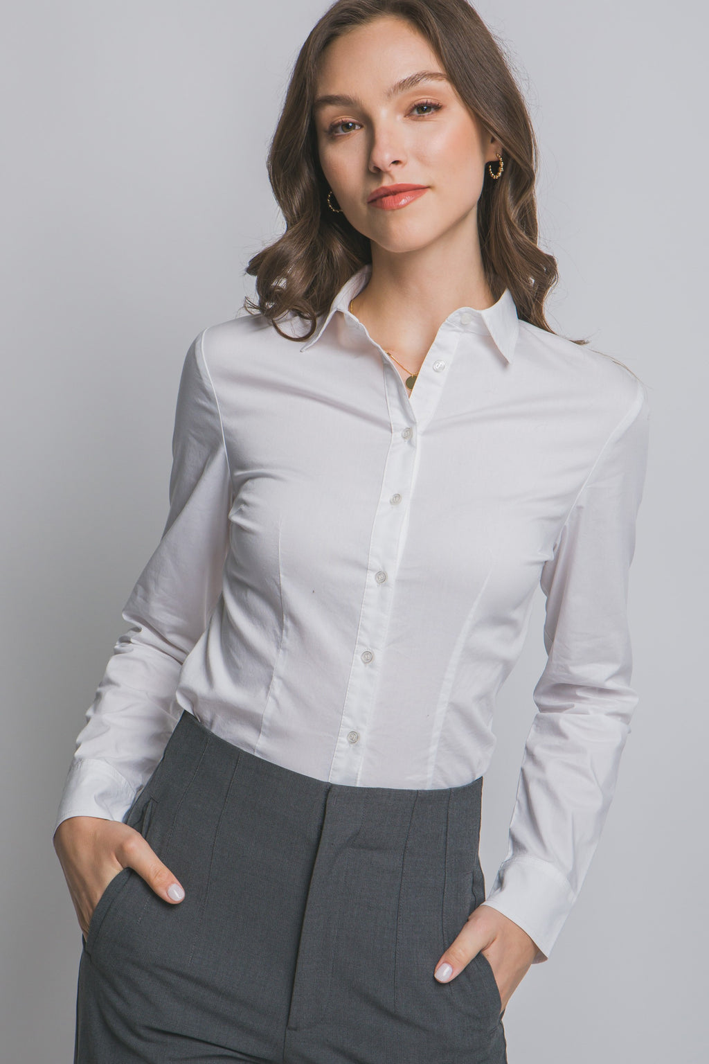 DT 1954 - Long Sleeve Fitted Shirt
