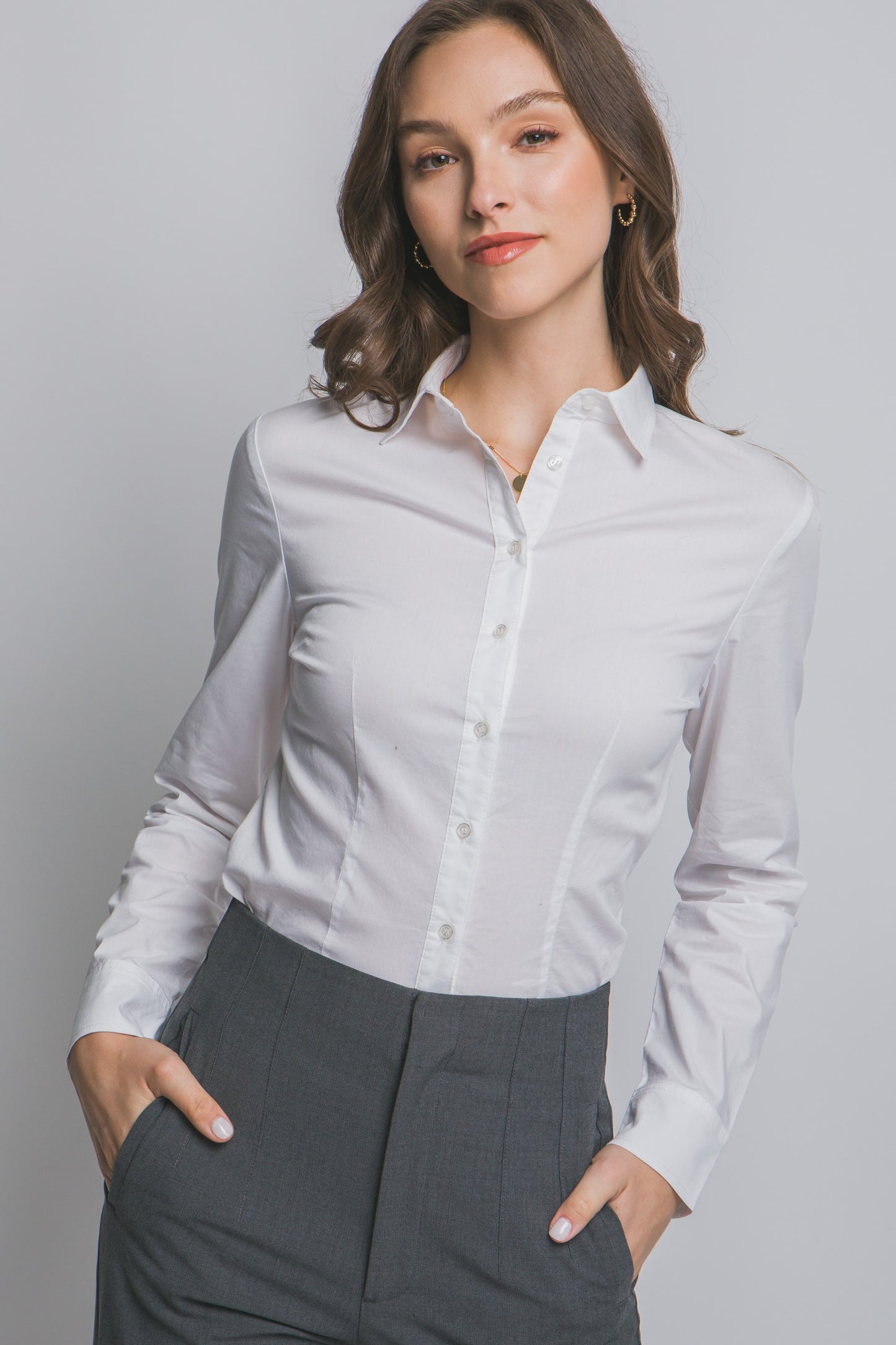 DT 1954 - Long Sleeve Fitted Shirt