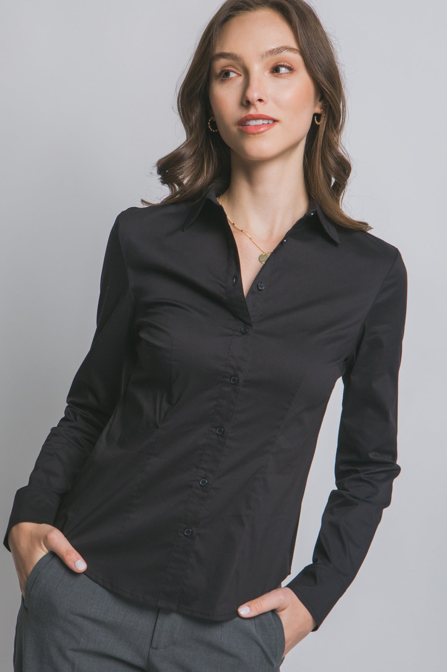DT 1954 - Long Sleeve Fitted Shirt