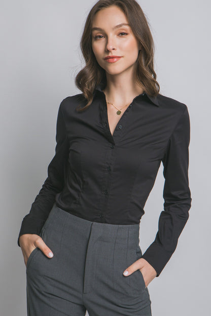 DT 1954 - Long Sleeve Fitted Shirt