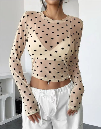 DT 1854 - Mesh Crop Top