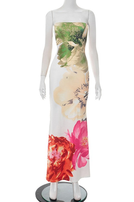 LD 577 - Elegant Floral Dress