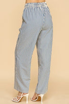 P 831 - Striped Straight Leg Pants