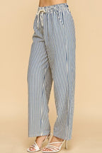P 831 - Striped Straight Leg Pants