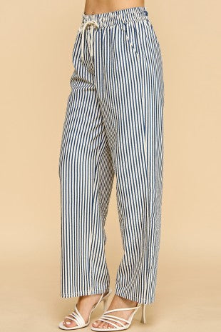 P 831 - Striped Straight Leg Pants