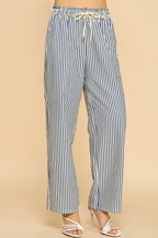 P 831 - Striped Straight Leg Pants