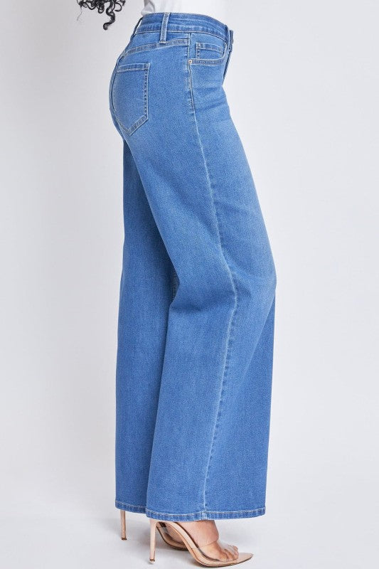 P 786 - Low Rise Wide Leg Jeans