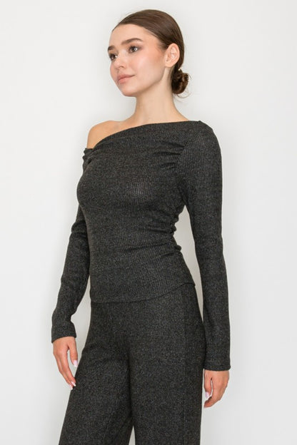 CT 2790 - Long Sleeve Unbalanced Top