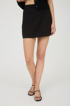 SKT 1005 - Belted Mini Skirt