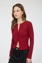 CT 2769 - Button Down Long Sleeve Top