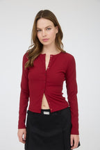 CT 2769 - Button Down Long Sleeve Top