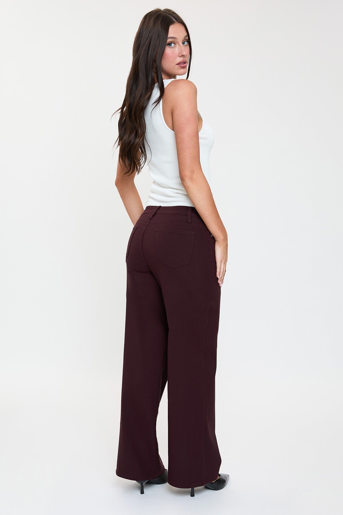 P 856 - Super Stretch Wide Leg Jeans