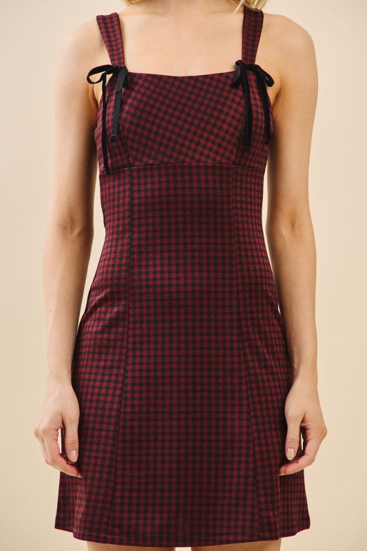 CD 3704 - Bow Front Mini Dress