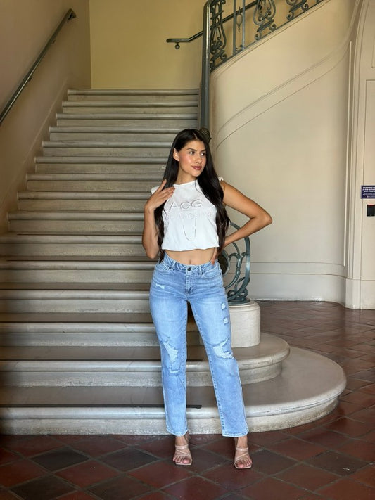 P 781 - Baggy Mid Rise Jeans