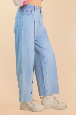 P 824 - Washed Denim Jeans