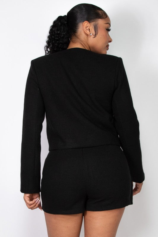 JCT 007 - Patch Pocket Tweed Jacket
