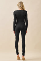 BS 007 - Mock Neck Supporting Catsuit