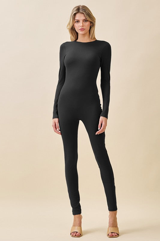 BS 007 - Mock Neck Supporting Catsuit