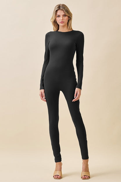 BS 007 - Mock Neck Supporting Catsuit