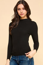 SWT 024 - Classic Mock Neck Sweater