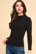 SWT 024 - Classic Mock Neck Sweater