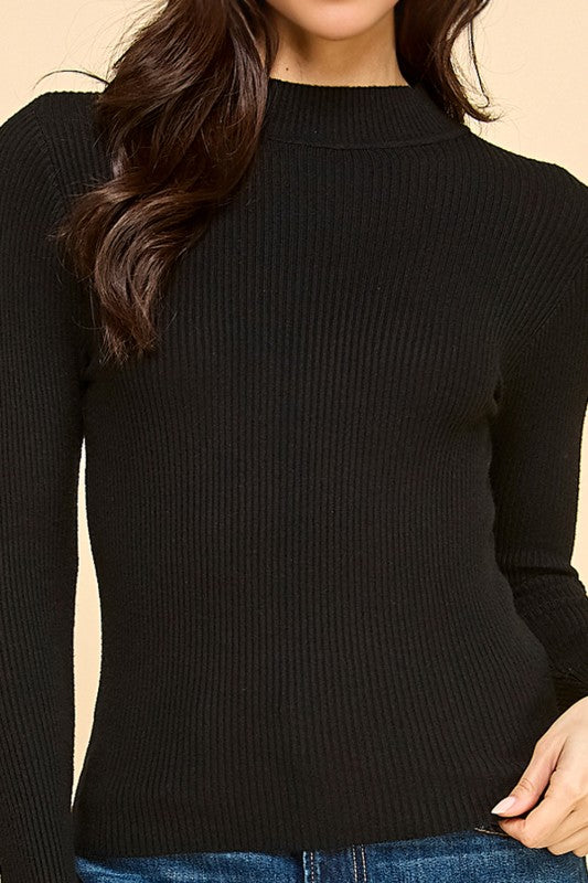 SWT 024 - Classic Mock Neck Sweater
