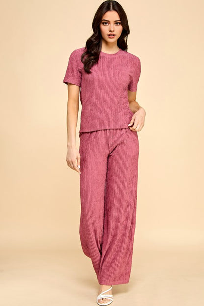 SET 008 - Crinkle Loungewear Bottoms