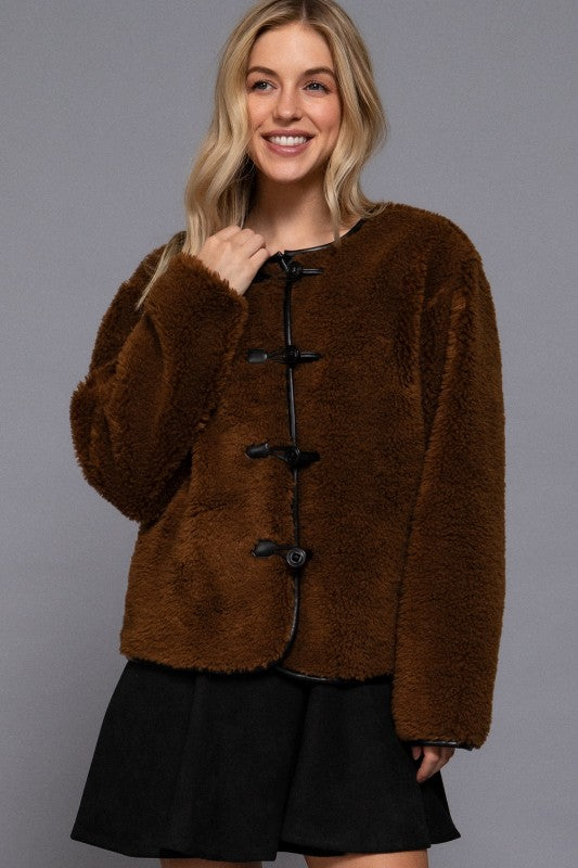 JCT 029 - Toggle Fluffy Jacket