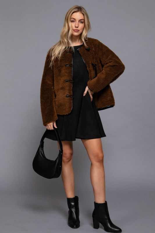 JCT 029 - Toggle Fluffy Jacket