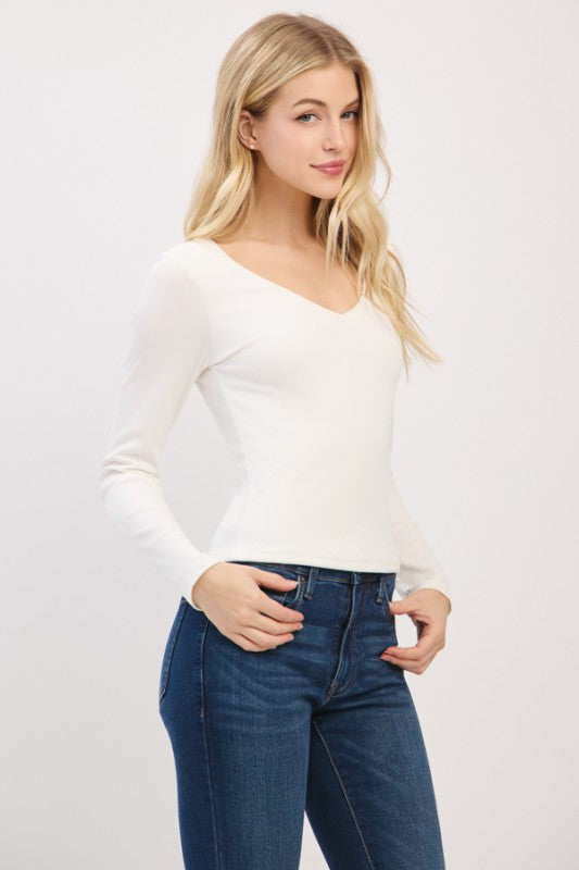 CT 2778 - Double Layer Long Sleeve Top