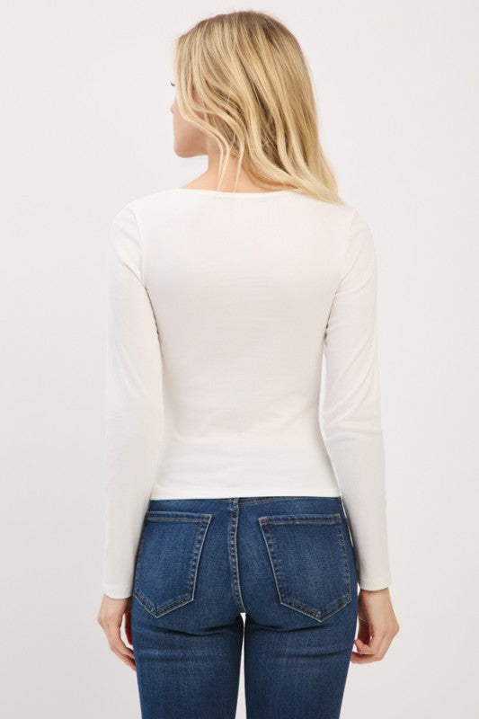 CT 2778 - Double Layer Long Sleeve Top