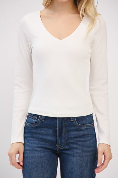 CT 2778 - Double Layer Long Sleeve Top