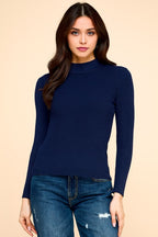 SWT 024 - Classic Mock Neck Sweater