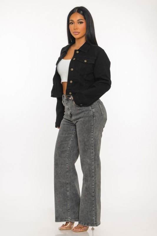 JCT 030 - Fitted Denim Jacket
