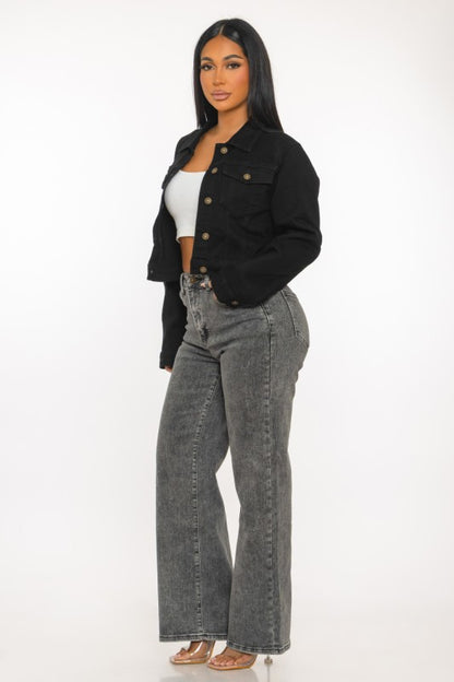 JCT 030 - Fitted Denim Jacket