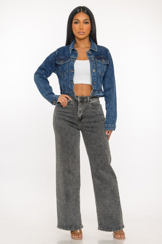 JCT 030 - Fitted Denim Jacket